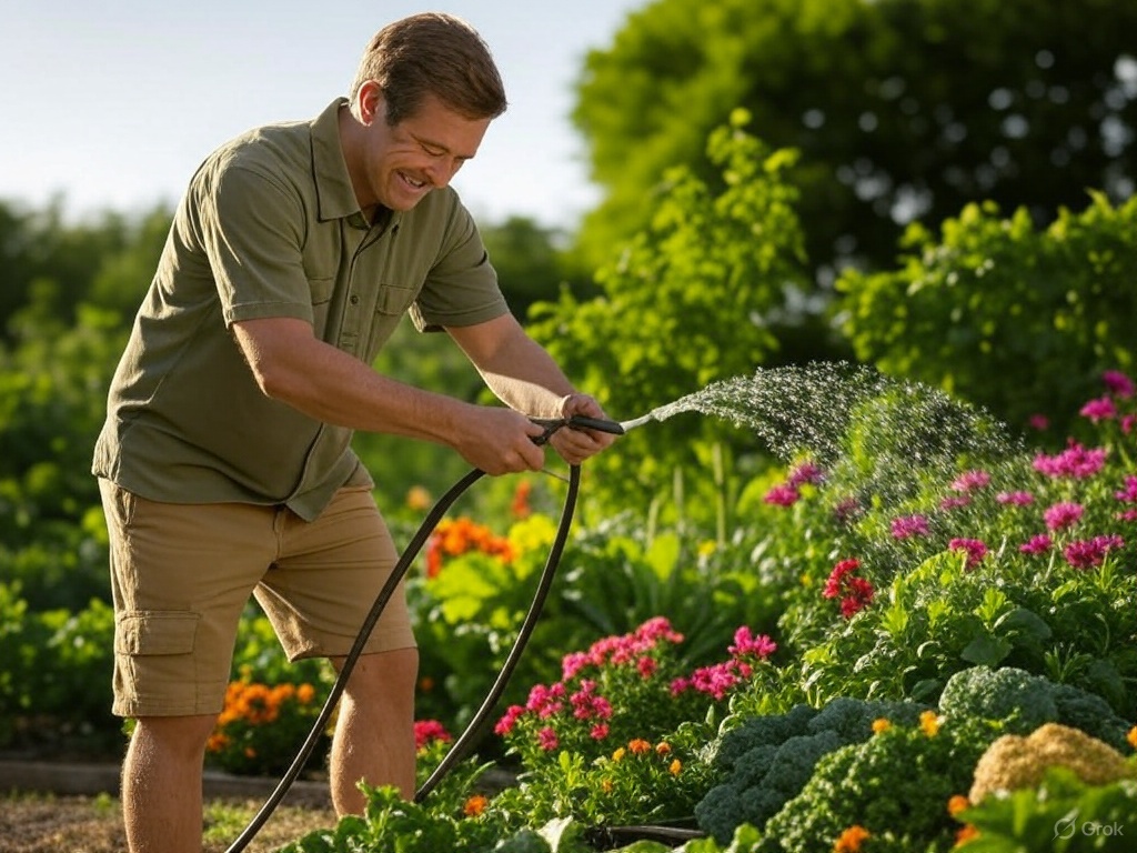 Как мъжете разтоварват, прекарвайки повече време в градината